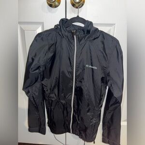 Columbia Women’s Size M Windbreaker Raincoat in Black 🖤☔️💧